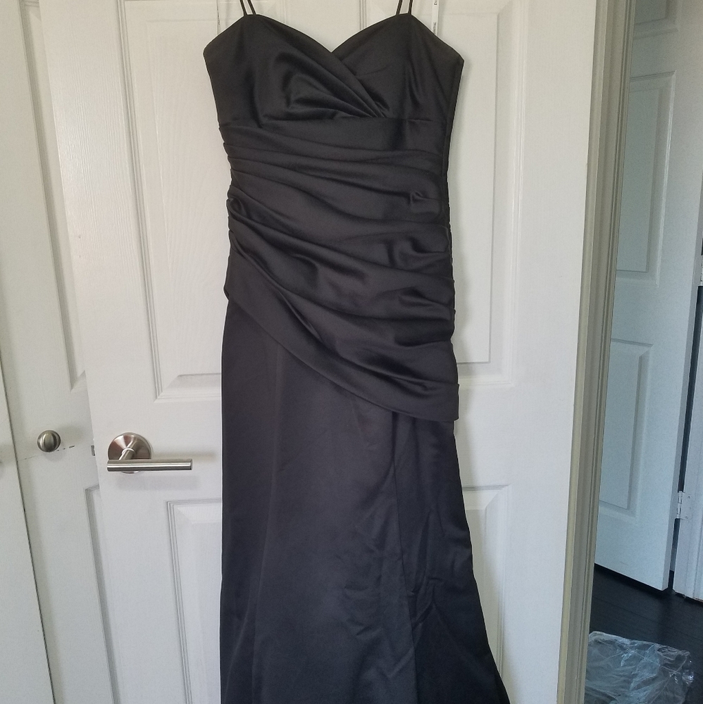 Black David's Bridal Formal Dress/ Gown